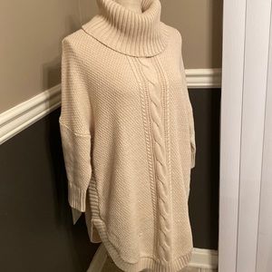 Express, tan, turtle neck sweater